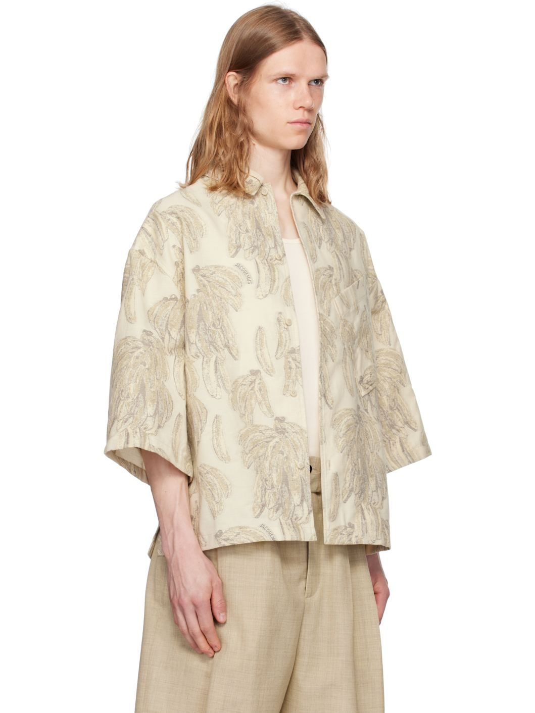 Beige La Croisière 'The Aloe' Shirt - 2