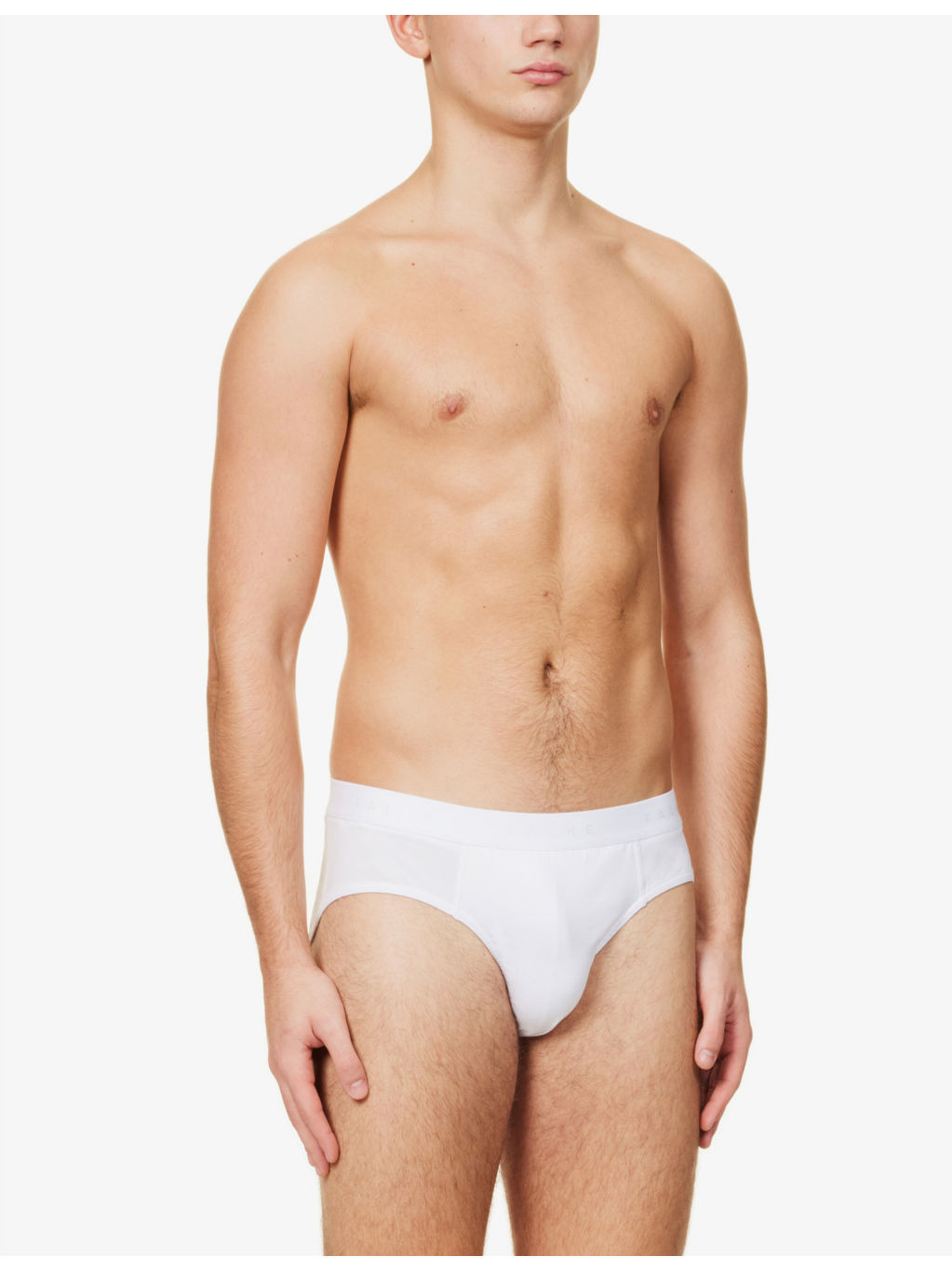 Tonal waistband pack of two stretch-cotton briefs - 2