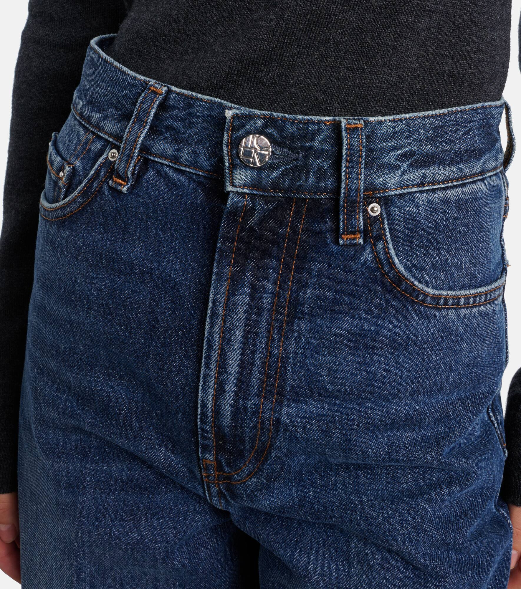 High-rise wide-leg jeans - 4