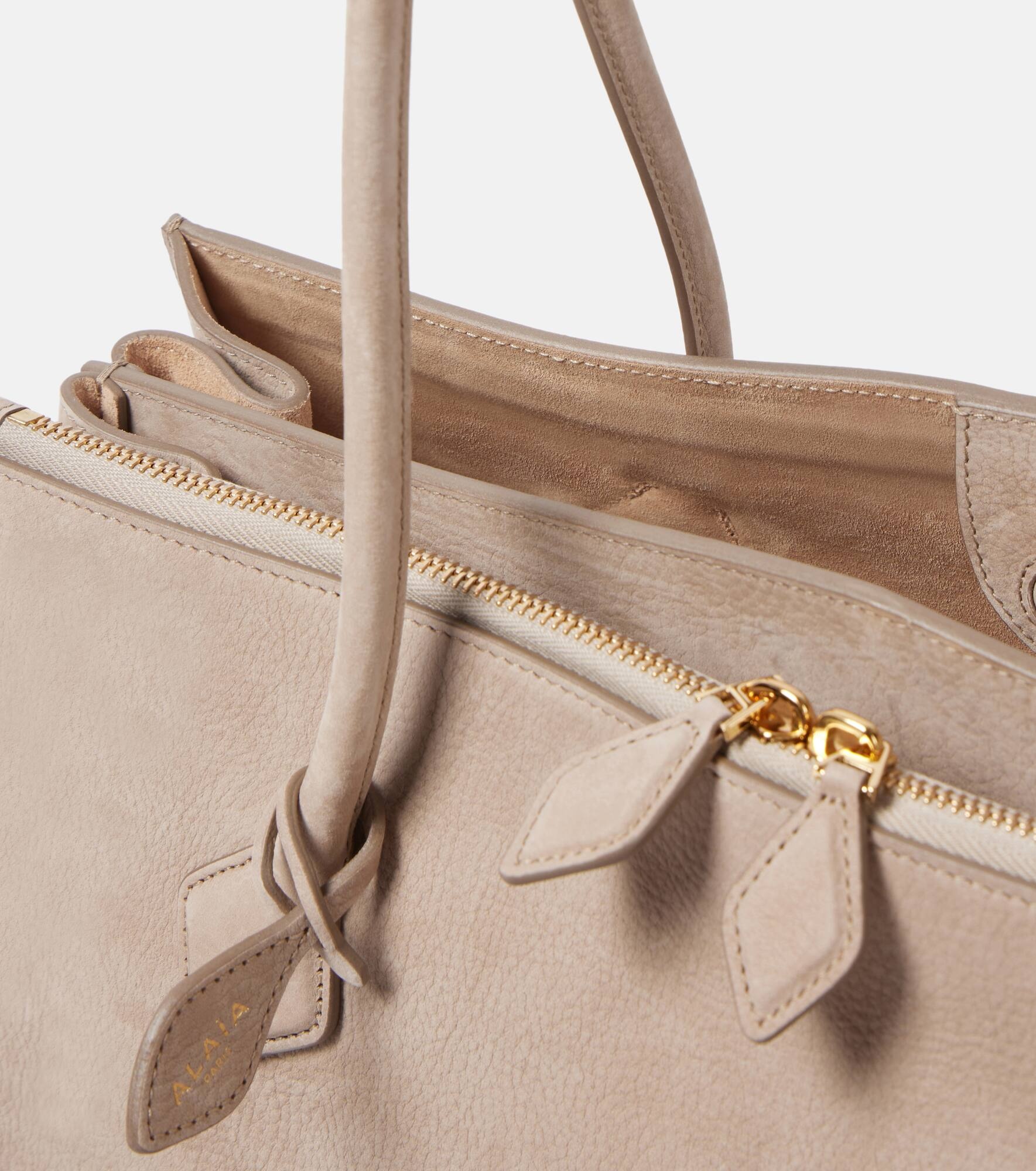 Le Teckel leather tote bag - 3