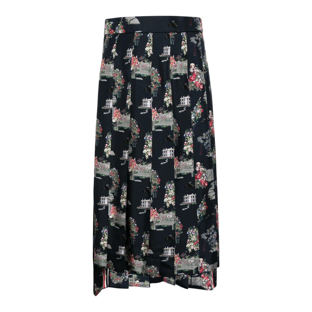 Classic Knee Length Dropped Skirt - 4