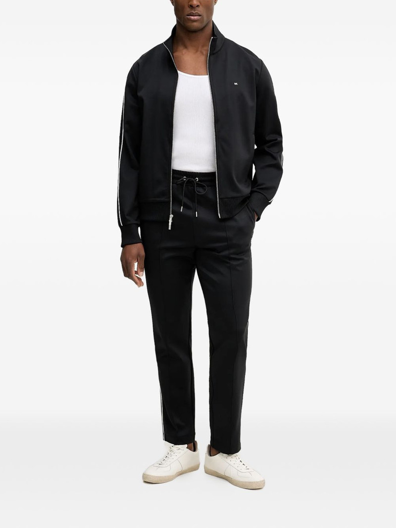 MICHAEL KORS drawstring-fastening stripe-detail track pants outlook