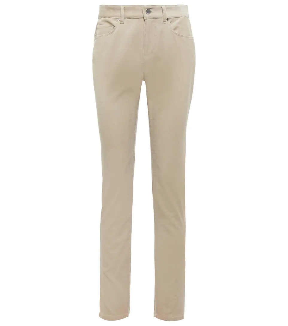 Mathias corduroy slim pants - 1