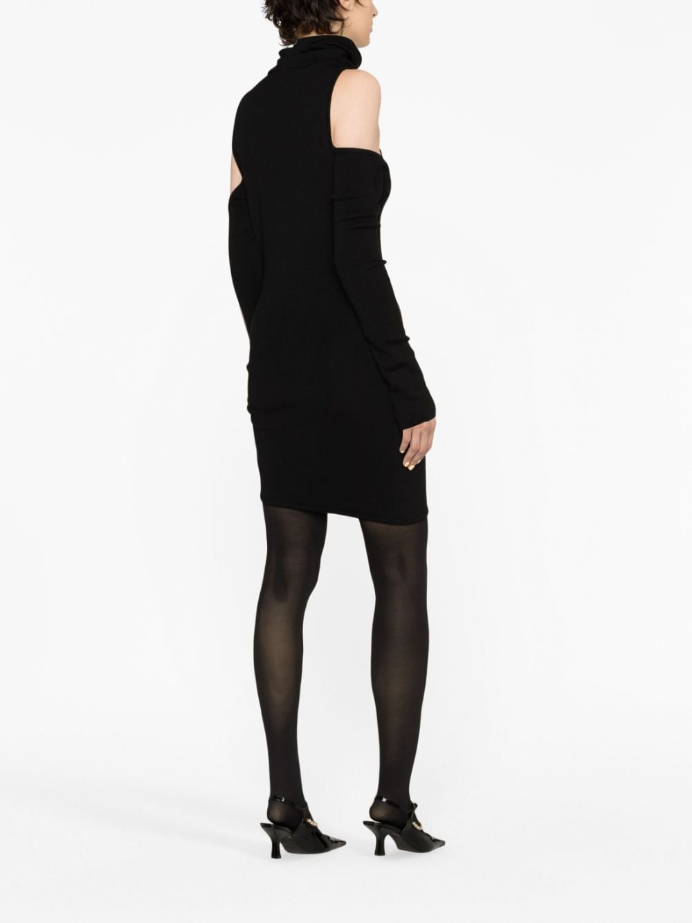 Piana cut-out merino minidress - 4