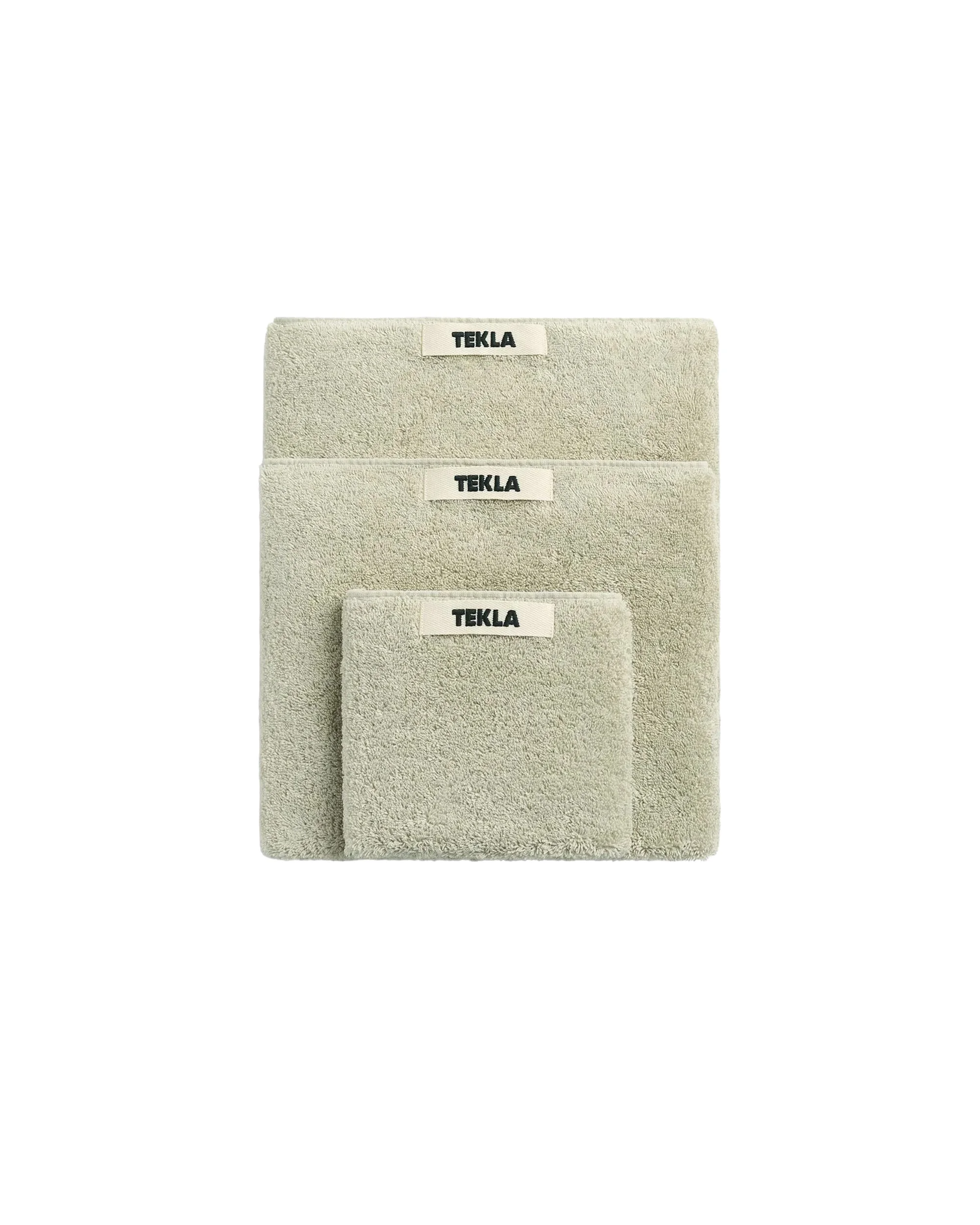 Tekla Terry Washcloth Pebble - 1