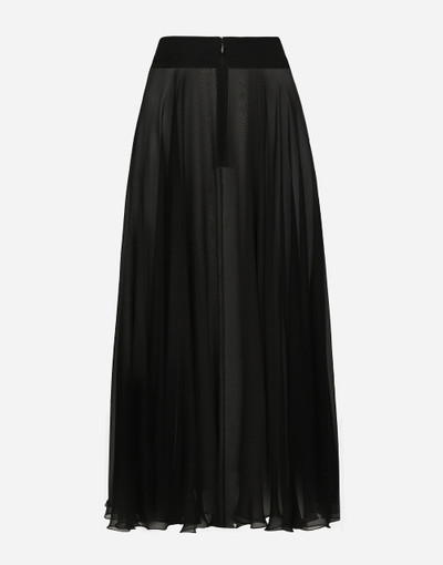 Dolce & Gabbana Chiffon calf-length circle skirt outlook