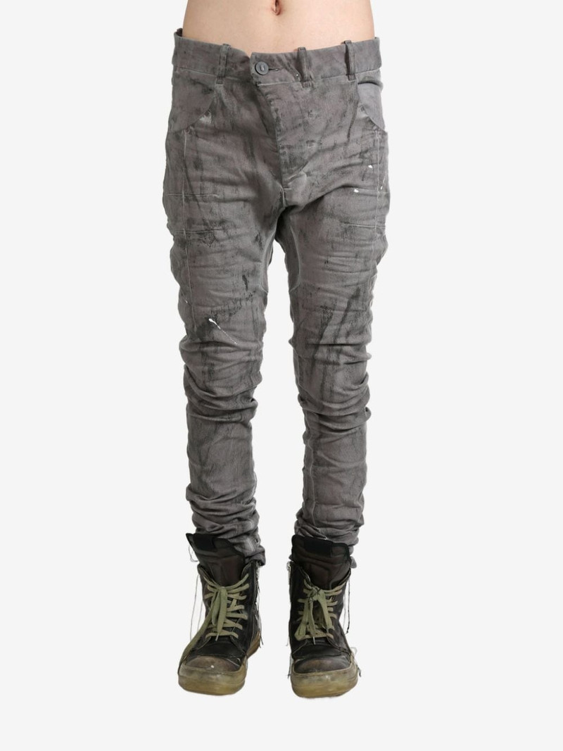 distress finish trousers 1