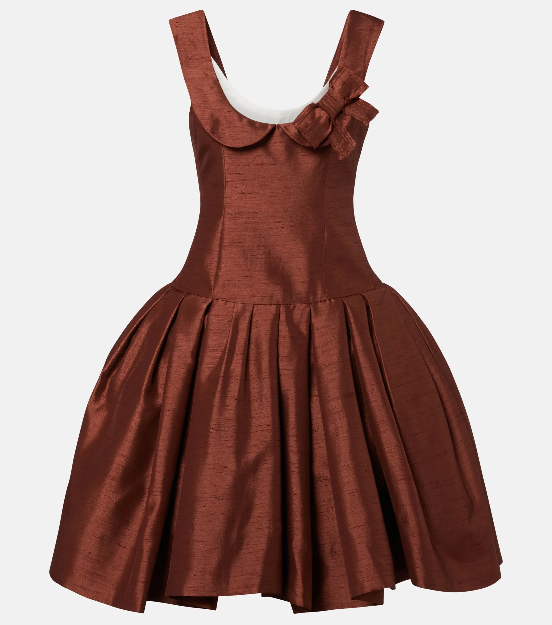 Bow-detail mini dress - 1