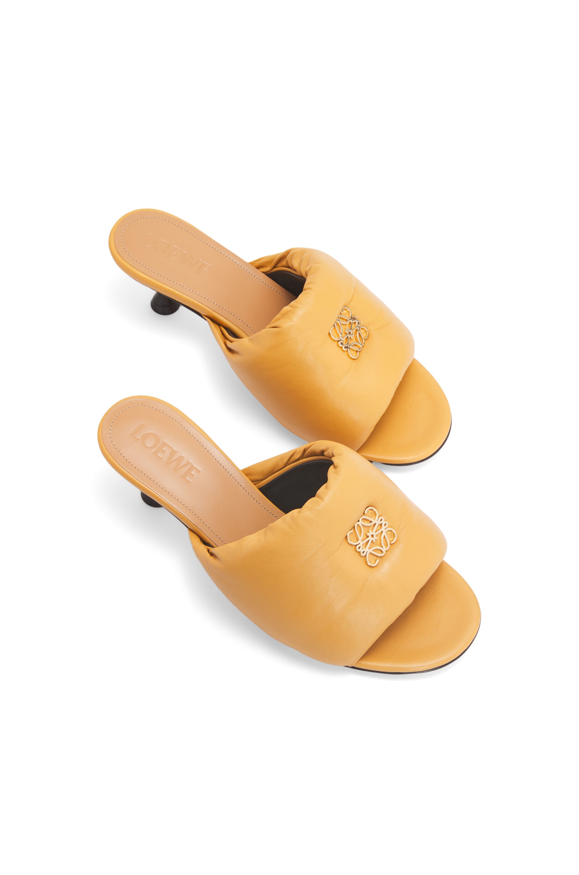 Anagram padded mule in lambskin - 3