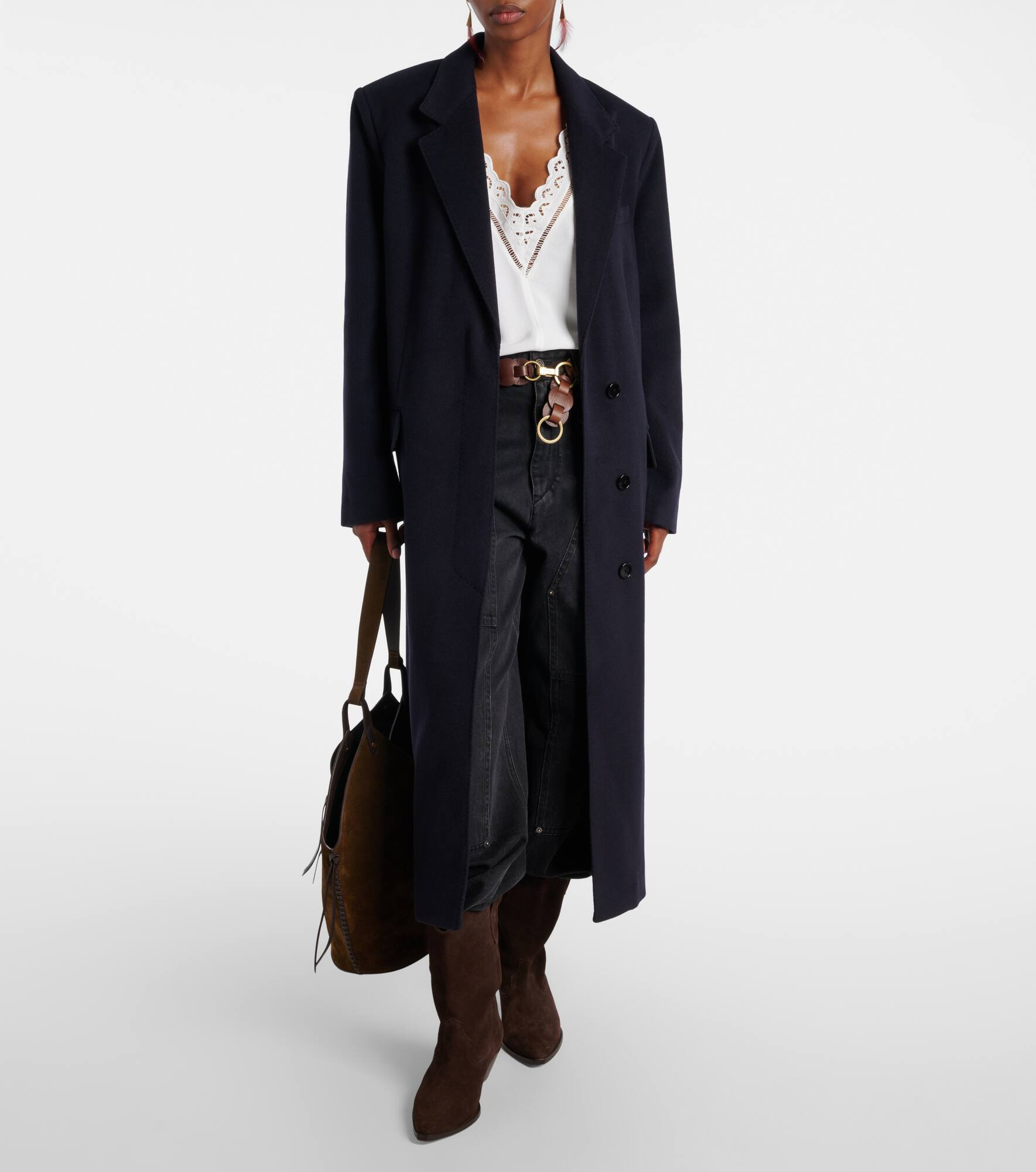 Ellenita wool-blend coat - 2