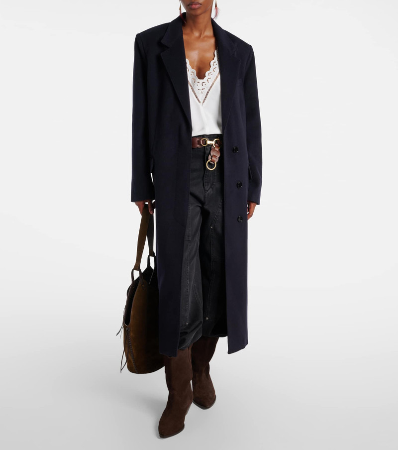 Isabel Marant Ellenita wool-blend coat outlook