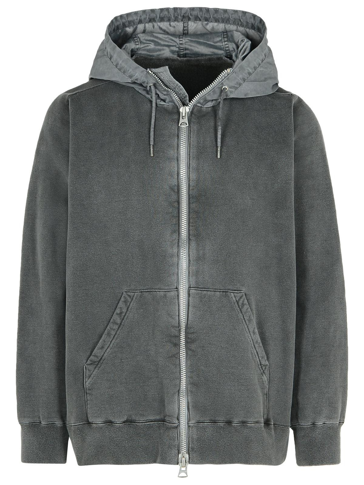 Sacai Gray Cotton Sweatshirt Men - 1