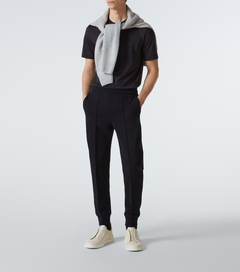 ZEGNA Logo cotton jersey T-shirt outlook