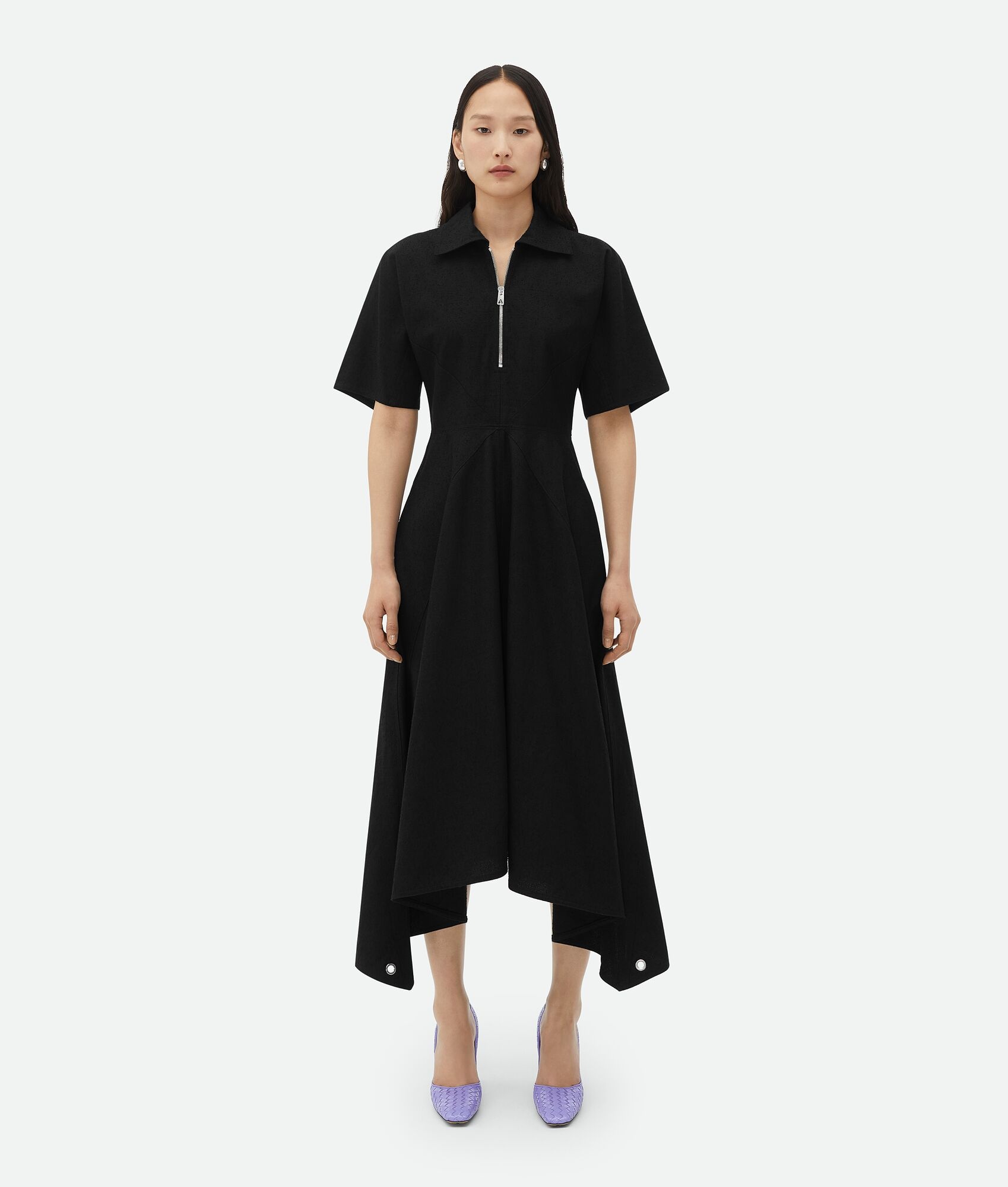 Cotton Midi Dress - 1