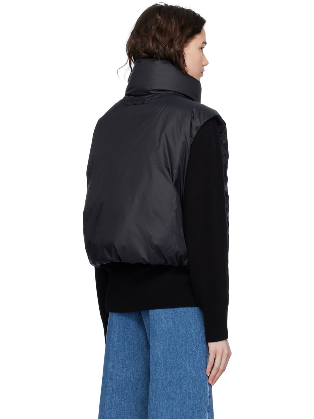 Black Spessa Down Vest - 3