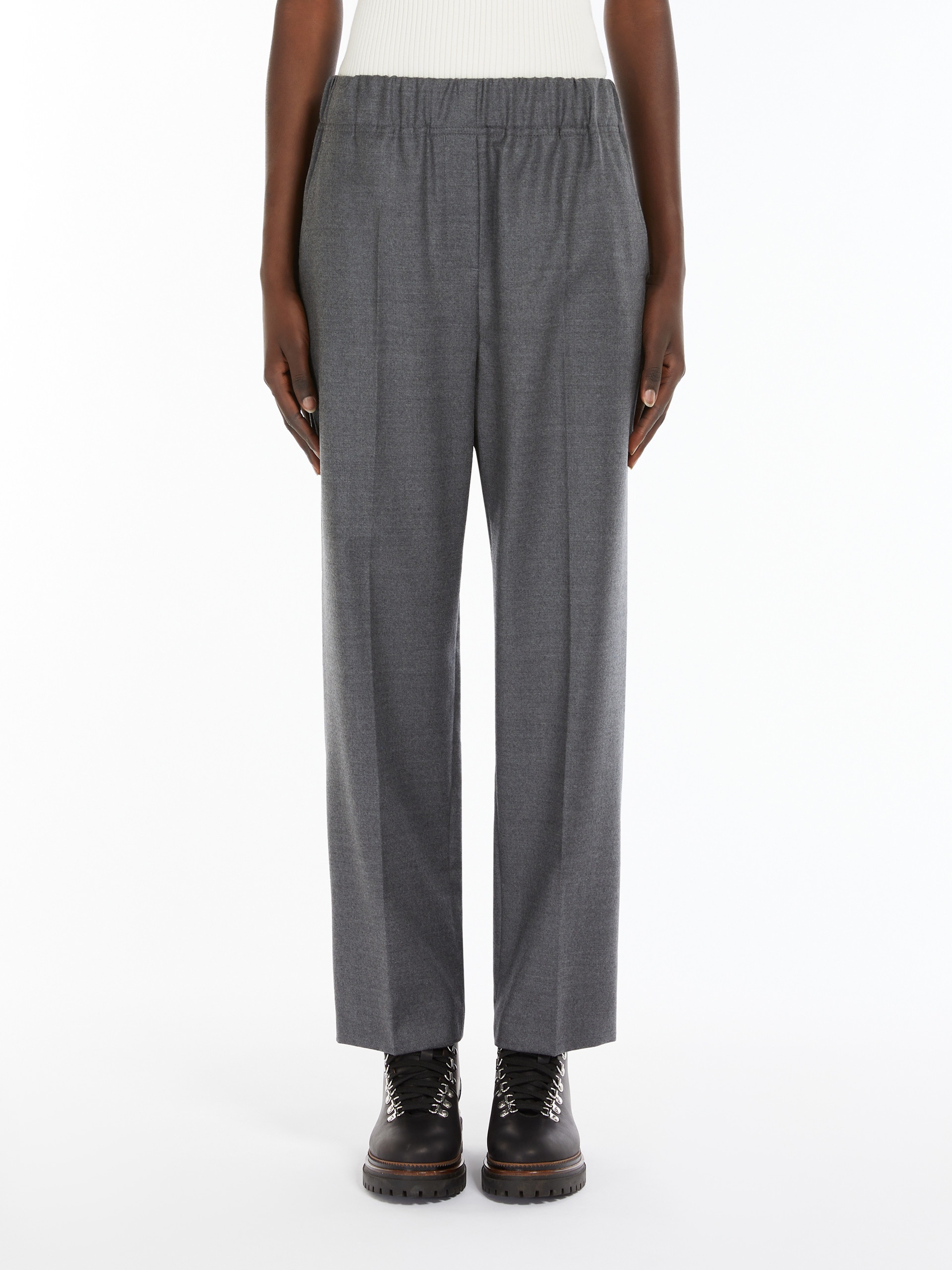HATELEY Comfort-fit flannel trousers - 3