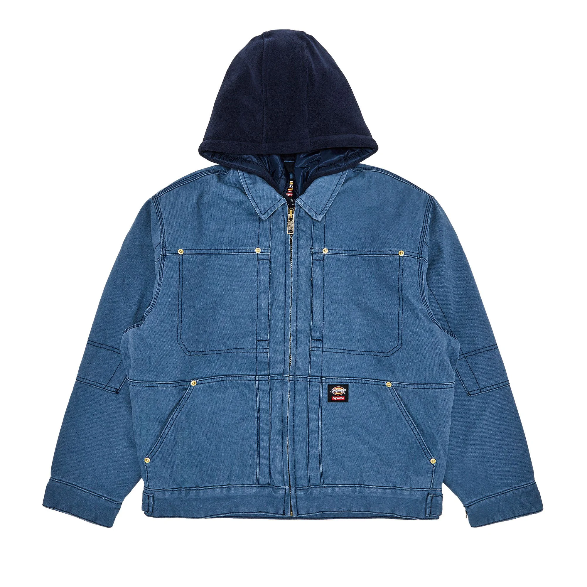 Supreme x Dickies Hooded Work Jacket 'Light Blue' - 1