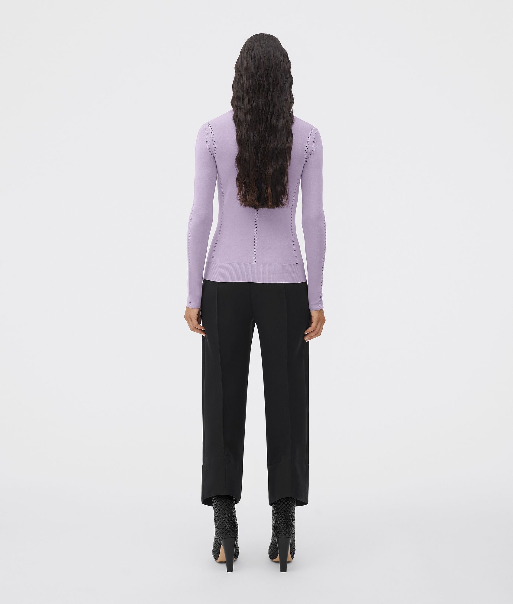 lightweight silk jumper - 3