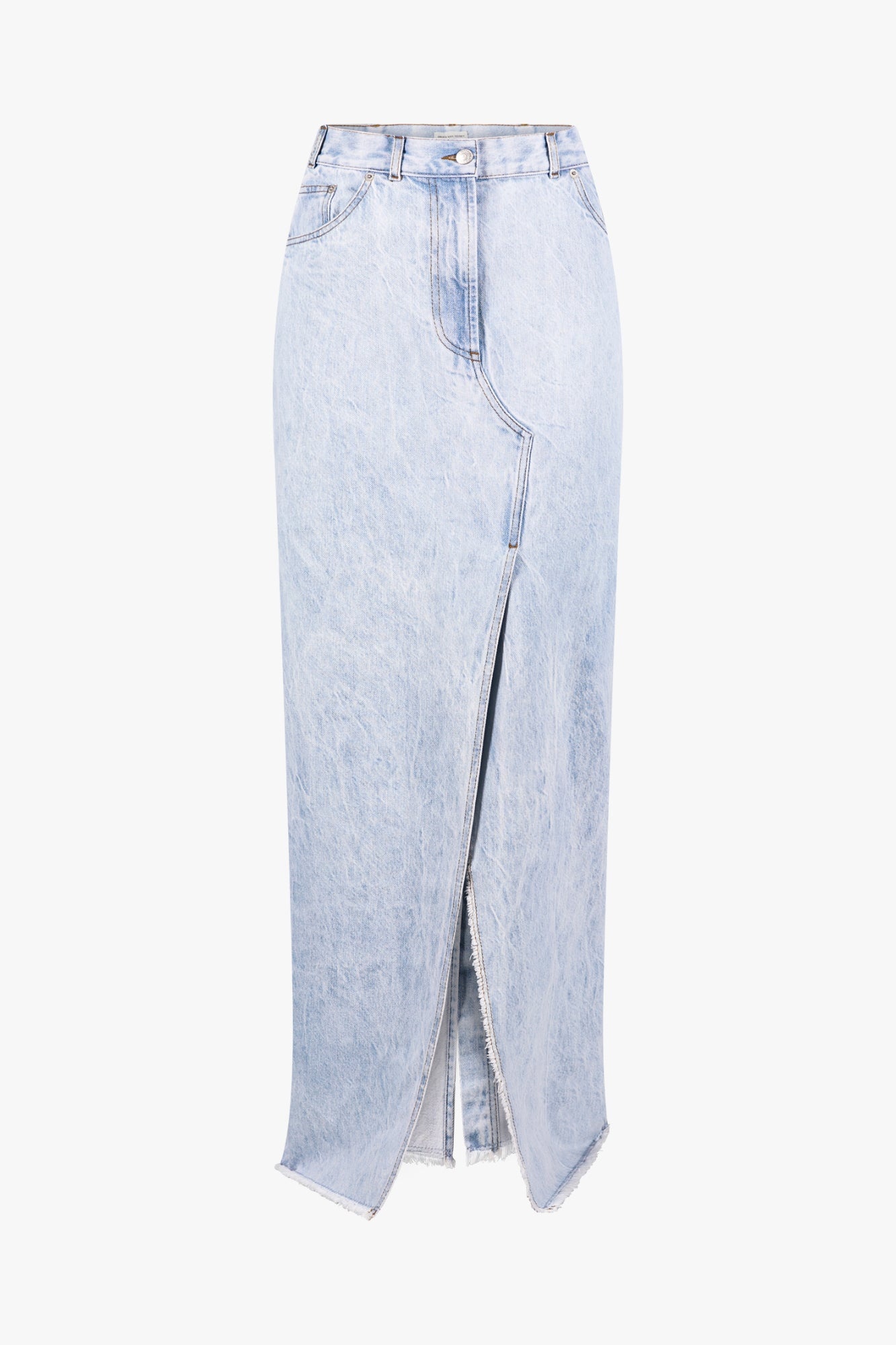 LONG DENIM SKIRT - 1