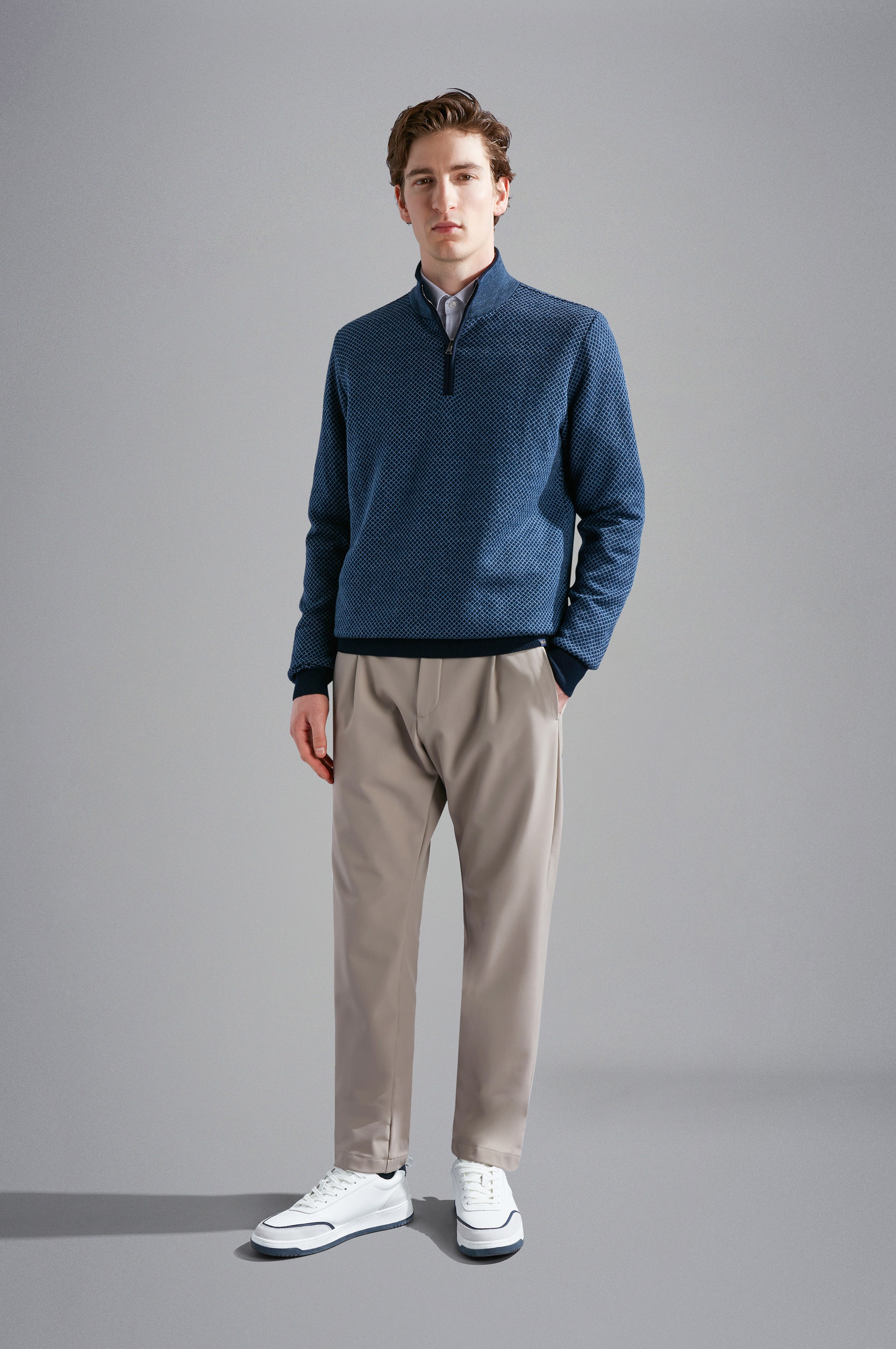 DYNAMIC STRETCH CHINO TROUSERS - 2