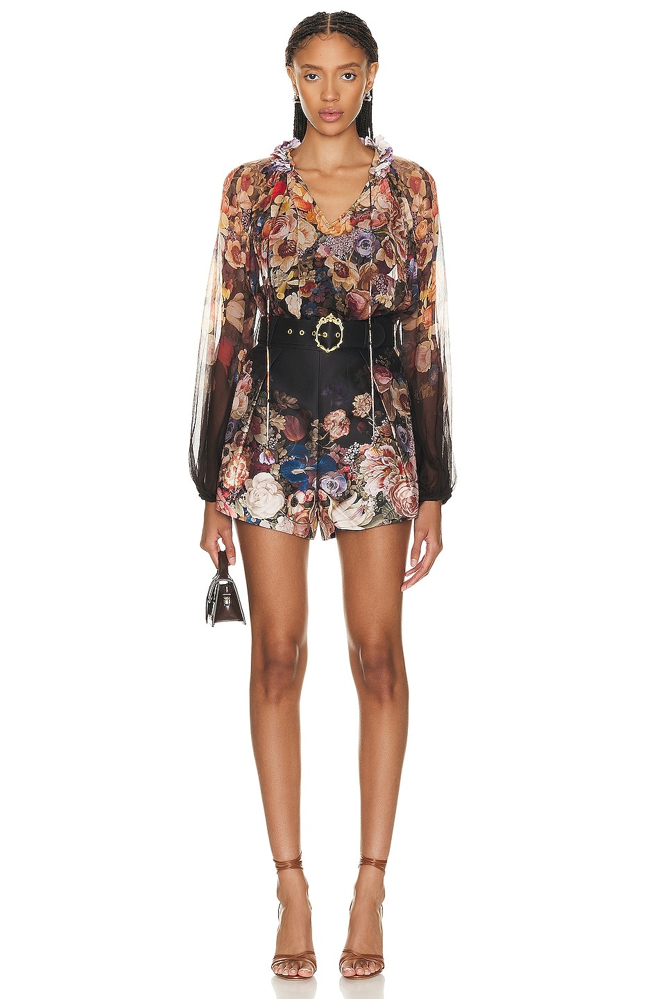 【Zimmermann】LUMINOSITY TUCK MINI SHORT ショートパンツ Zimmermann LUMINOSITY TUCK MINI SHORT | REVERSIBLE