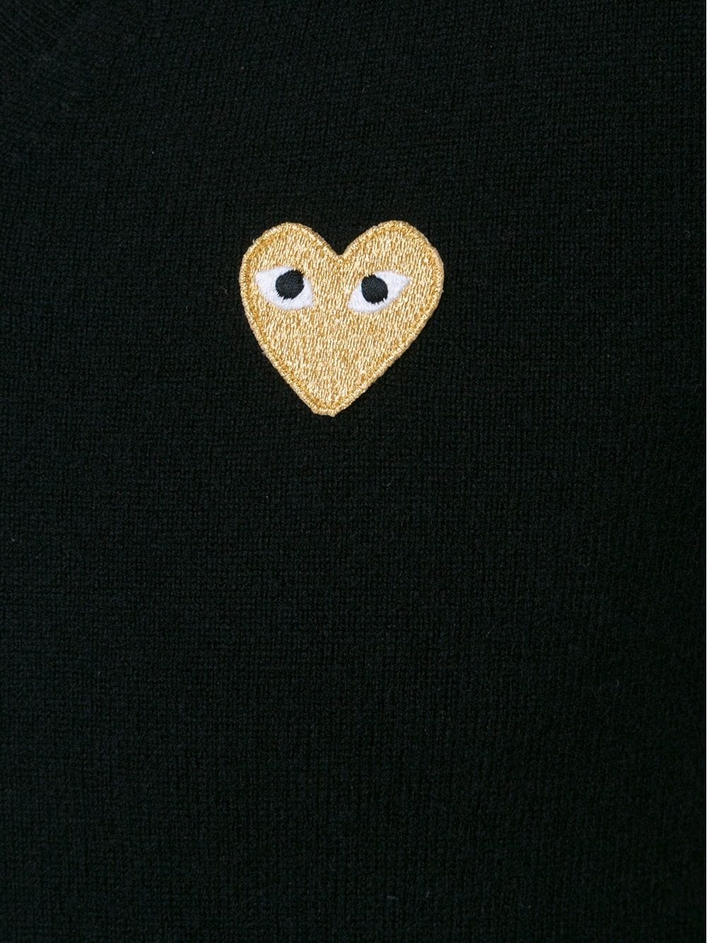 embroidered heart jumper - 5