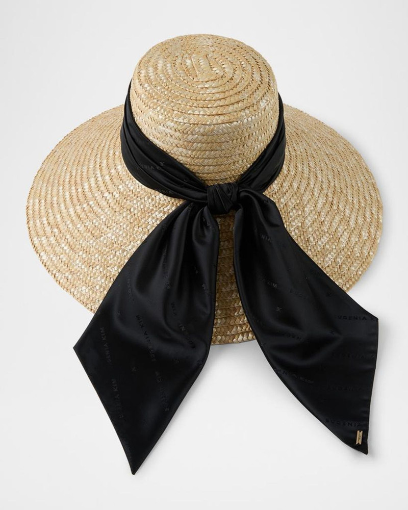 Mirabel Bow Straw Beach Hat 3