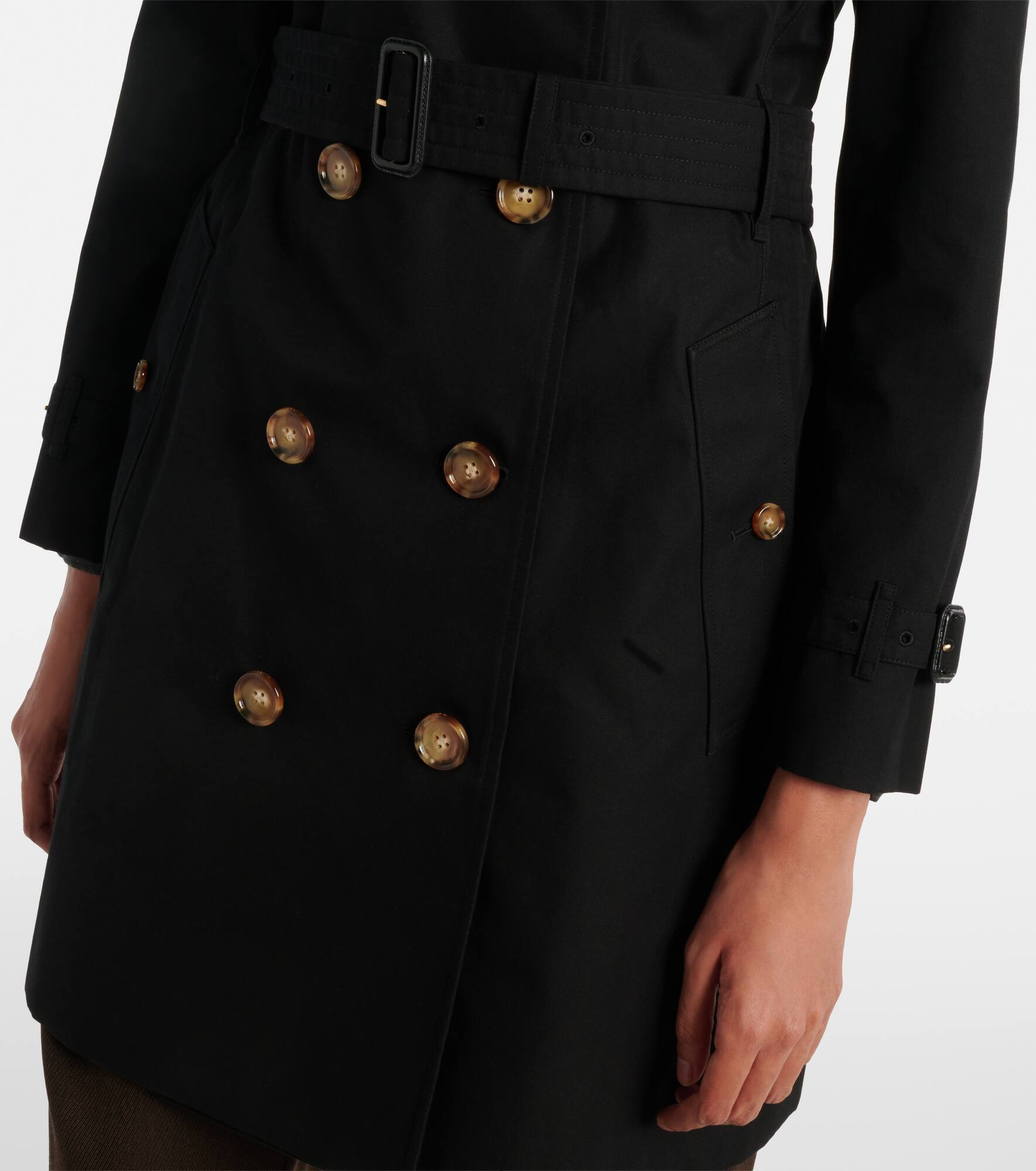 Cotton-gabardine coat - 5