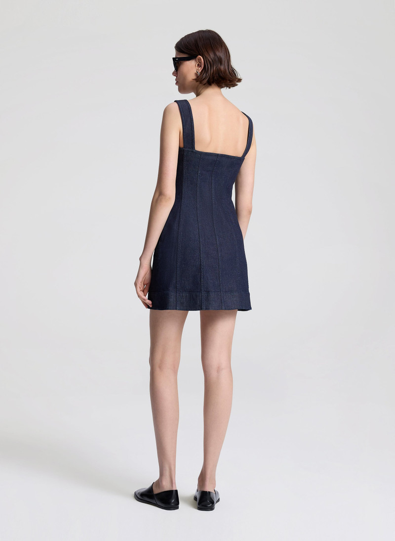 The 444 Denim Mini Dress 6