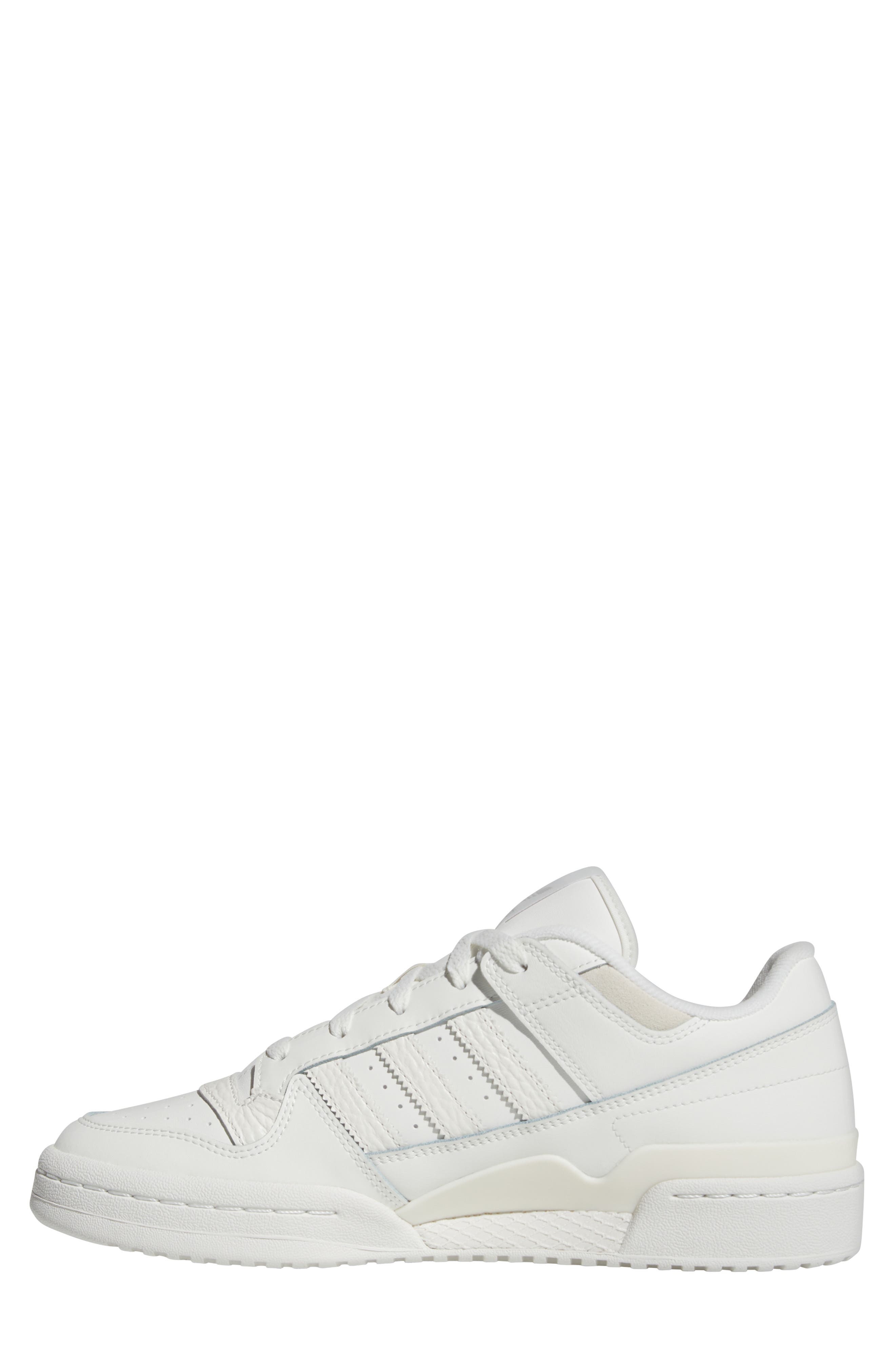 adidas Forum Low CL Sneaker in White/White/Grey at Nordstrom - 6