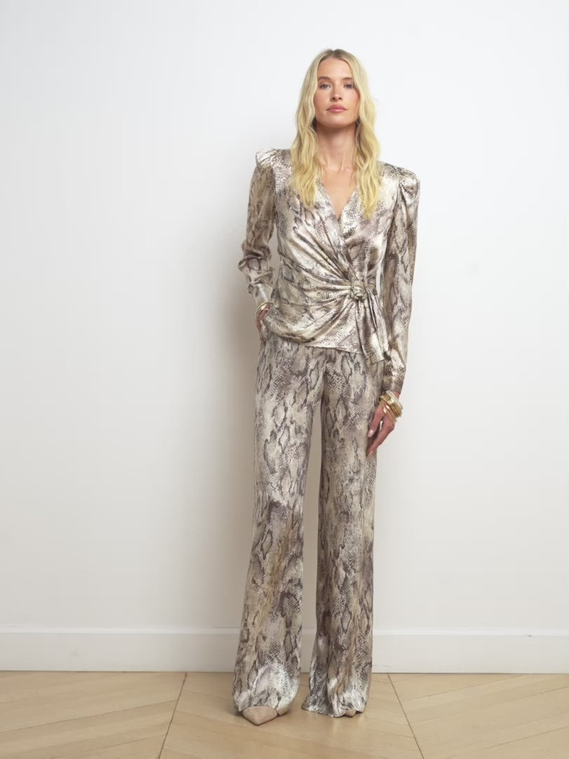 Pilar Silk Wide-Leg Pant 7