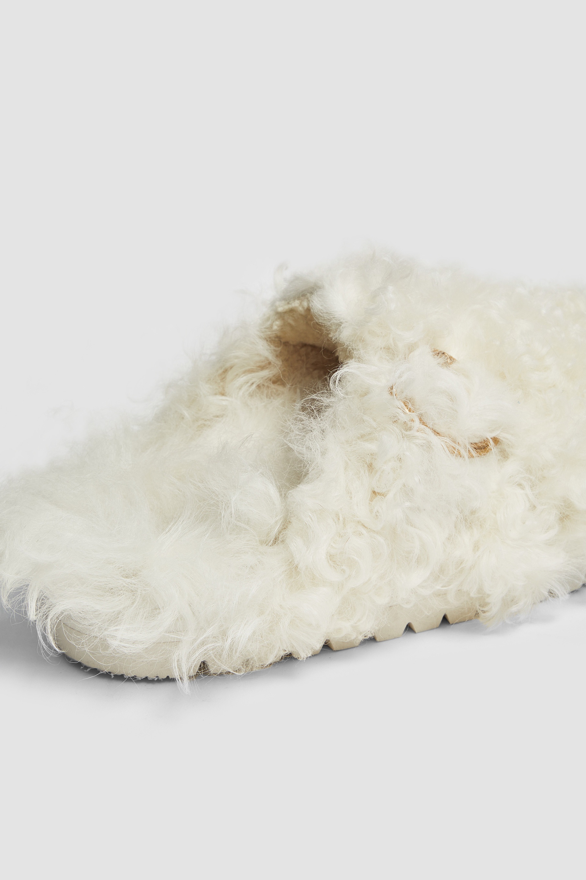 Bell Shearling Mules - 4