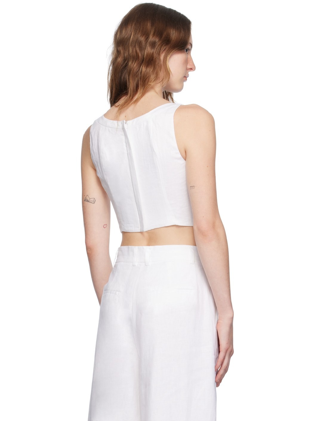 White Vaga Tank Top - 3