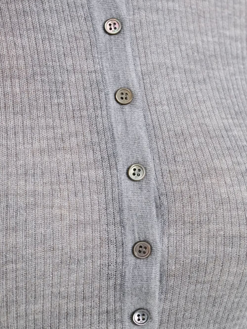 Julian ribbed Henley T-shirt 5