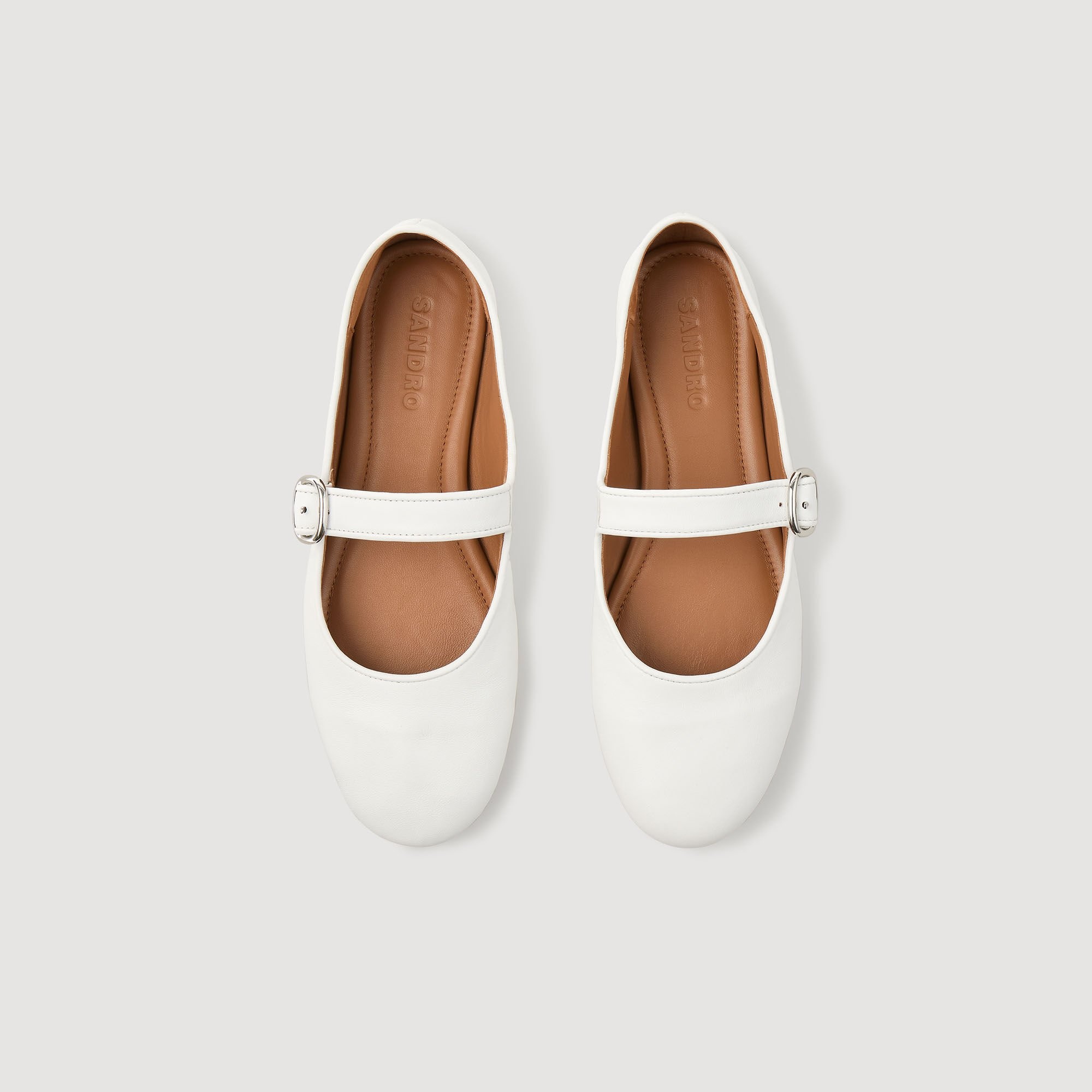 SHINY LEATHER BALLET FLATS - 3