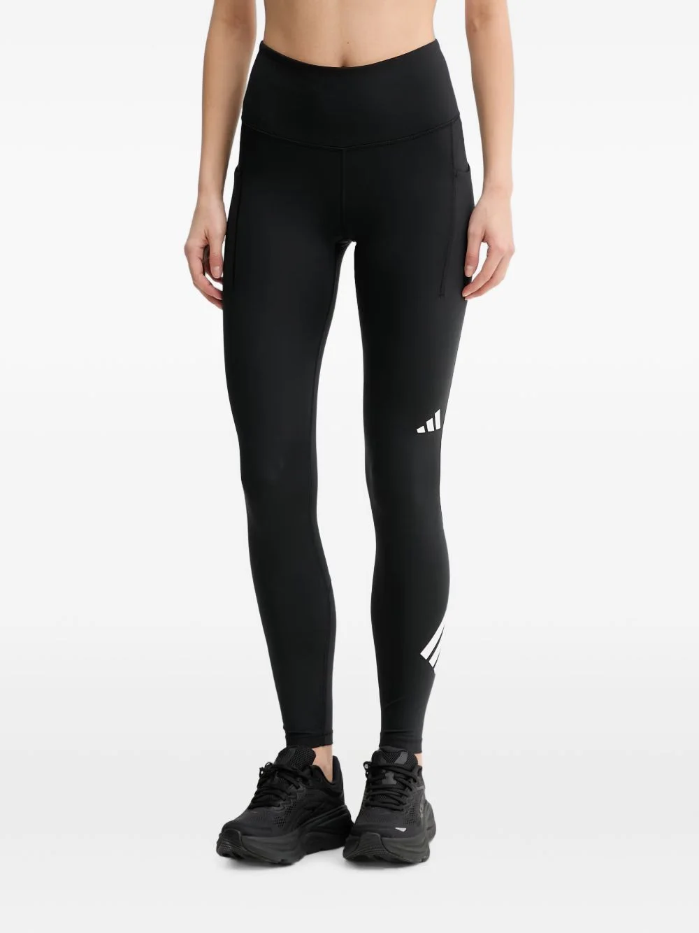 logo-print panelled leggings - 1