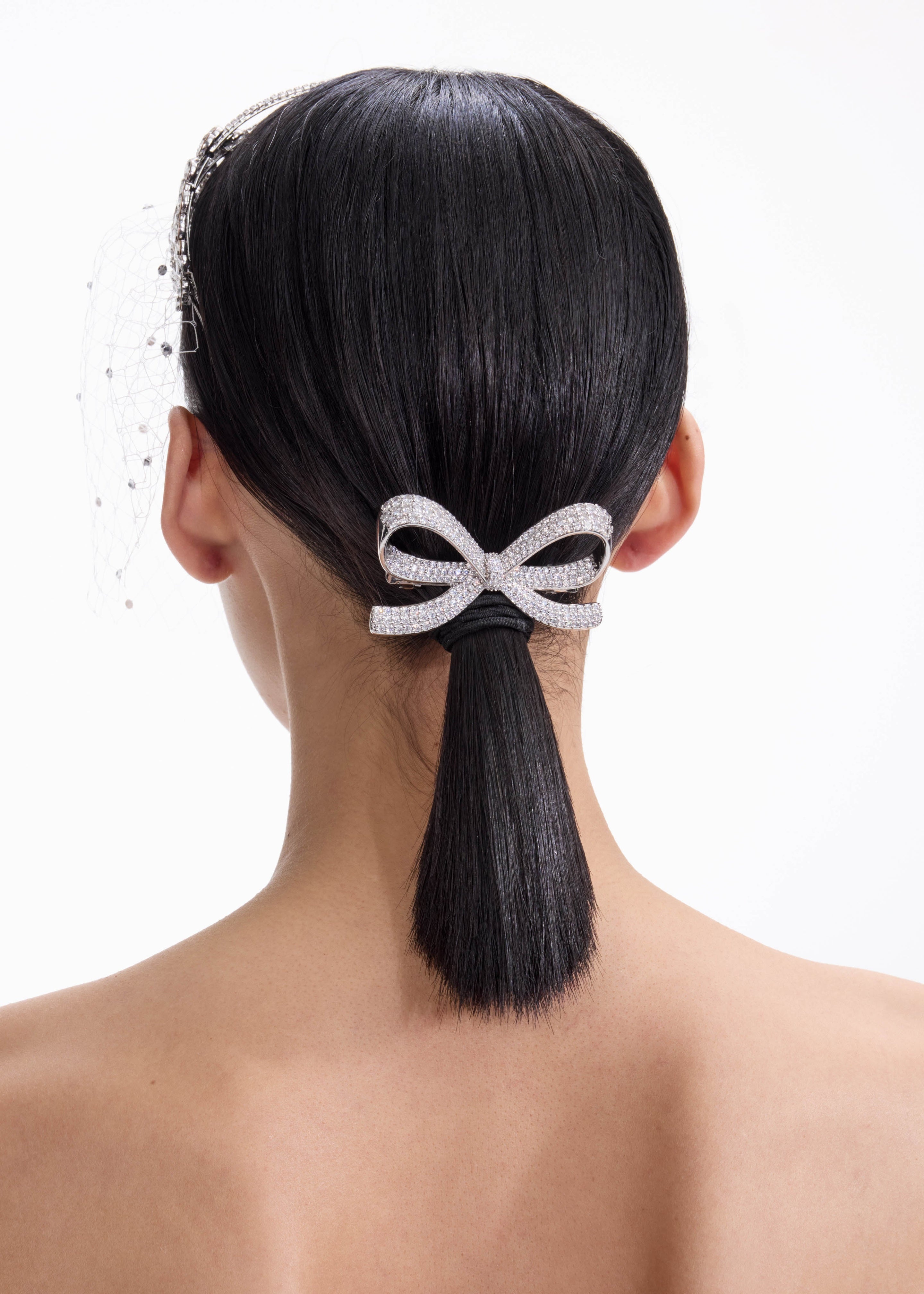 Crystal Bow Hairclip - 3