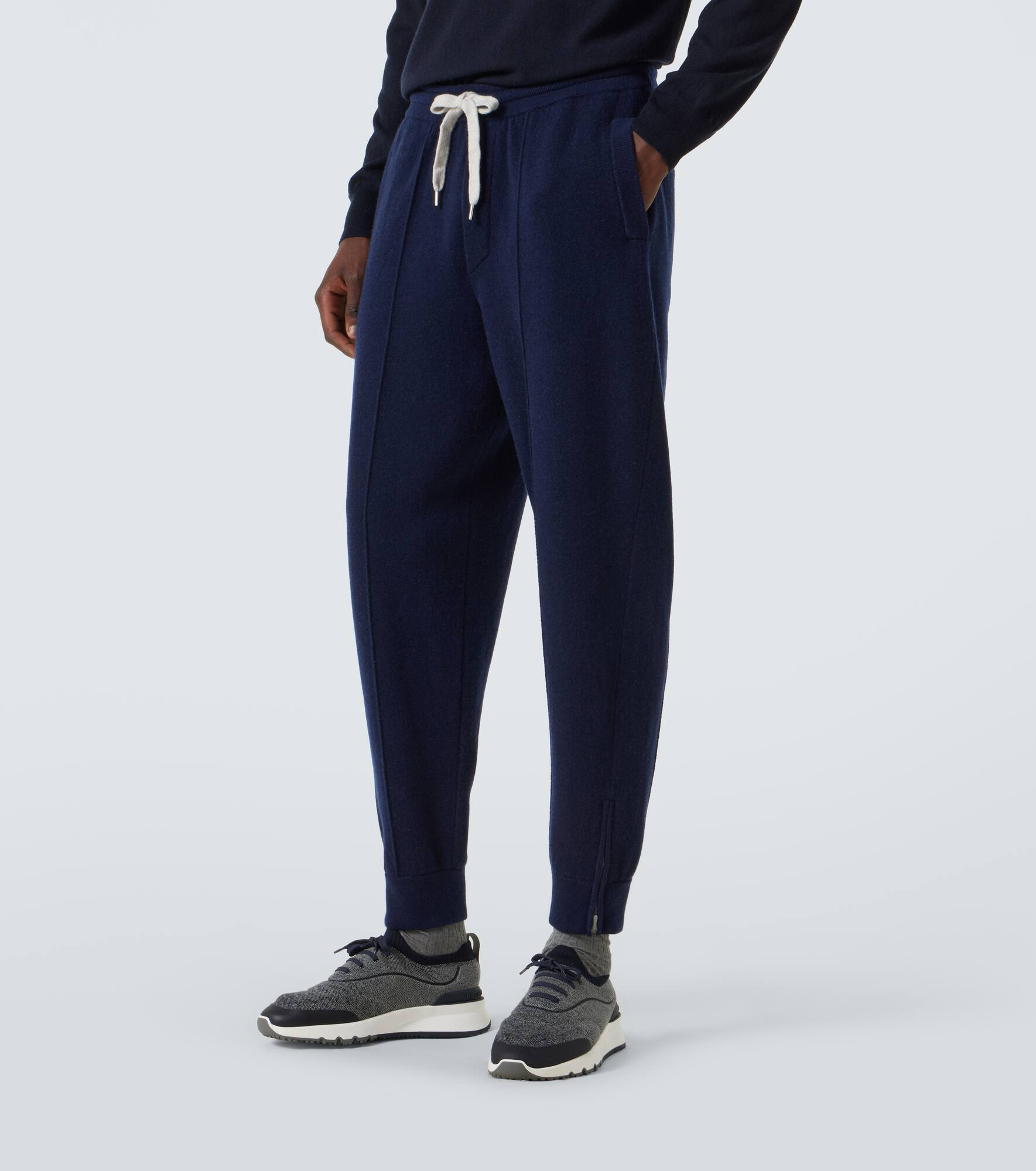 Cashmere-blend sweatpants - 3