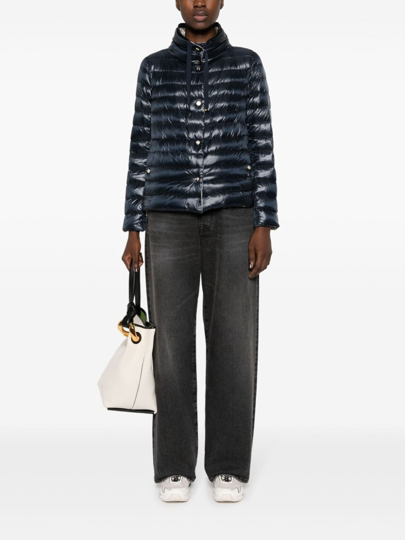 Herno high-shine puffer jacket outlook
