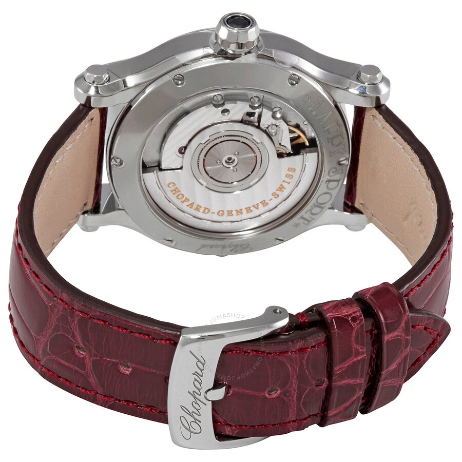 Chopard Happy Sport 36 mm Diamond Automatic Ladies Watch 278559-3003 - 3