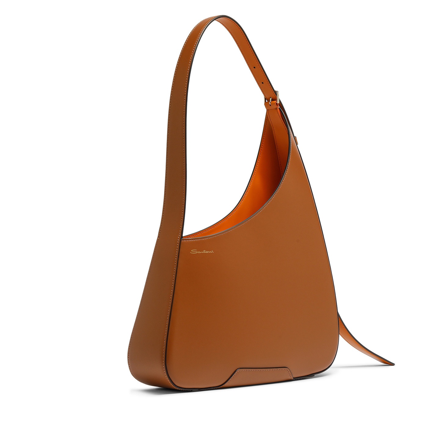 Brown leather The Pluto Hobo shoulder bag - 3