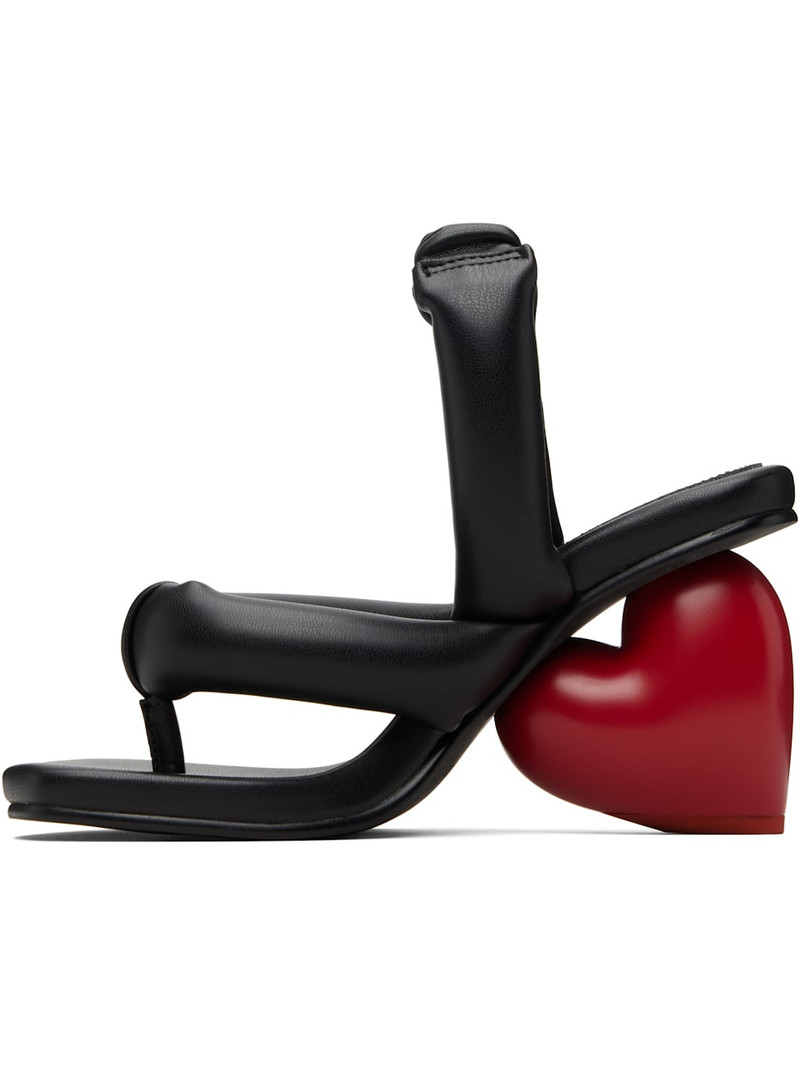 YUME YUME Black Love Heeled Sandals outlook