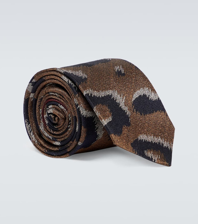 Silk and cotton tie 1