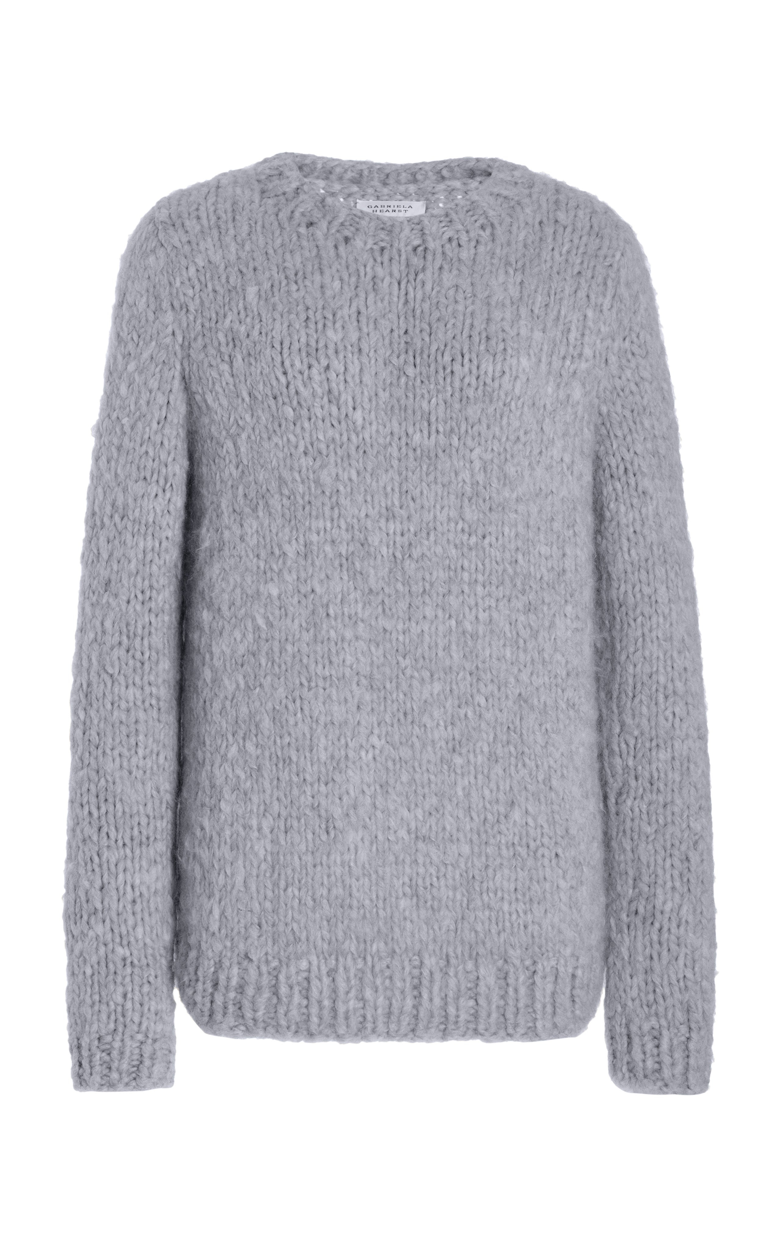 Lawrence Knit Sweater in Heather Grey Welfat Cashmere - 1