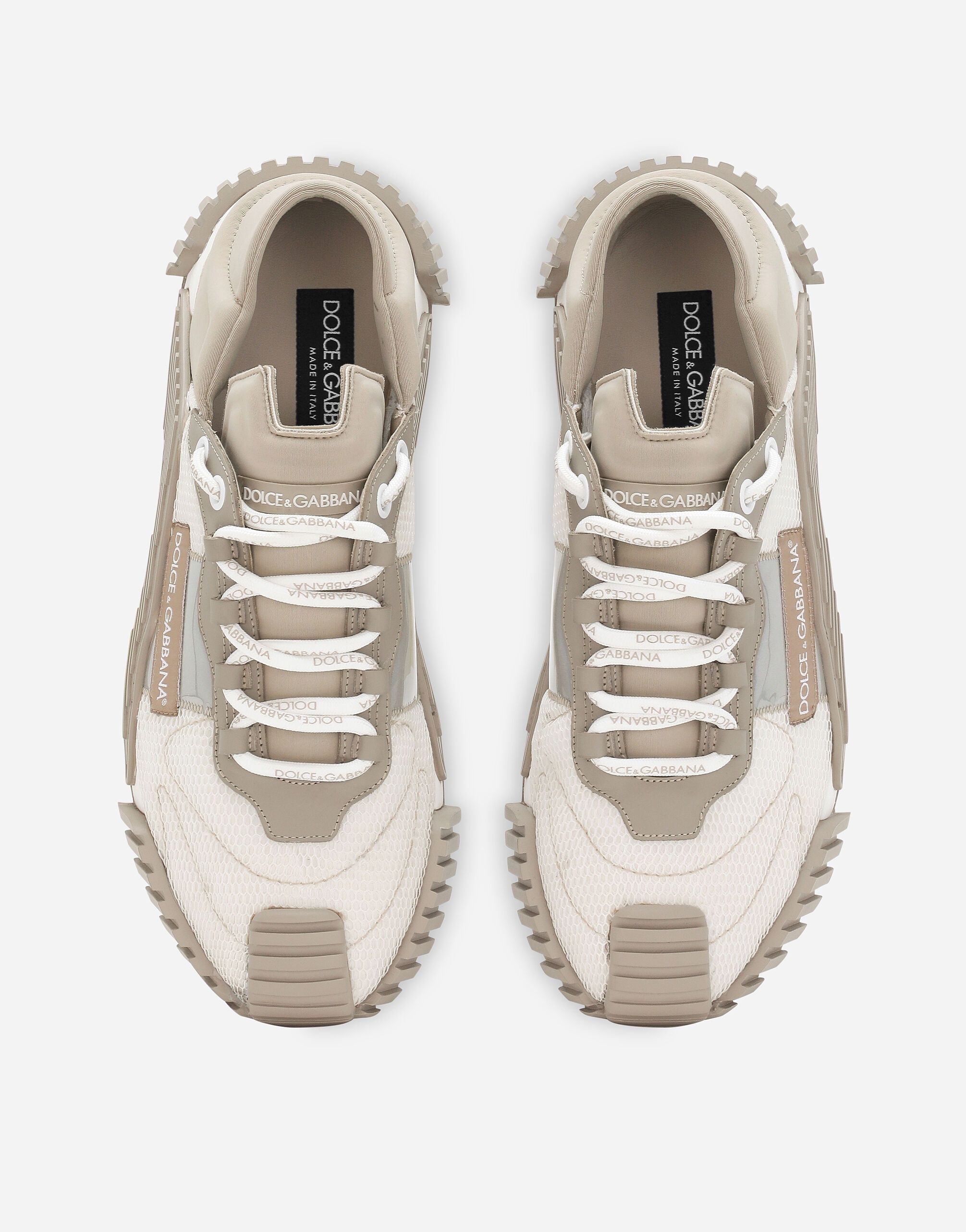 スニーカー Dolce & Gabbana Cappuccino Fabric Sneakers Dolce & Gabbana Cappuccino Fabric Sneaker – LOZURI®