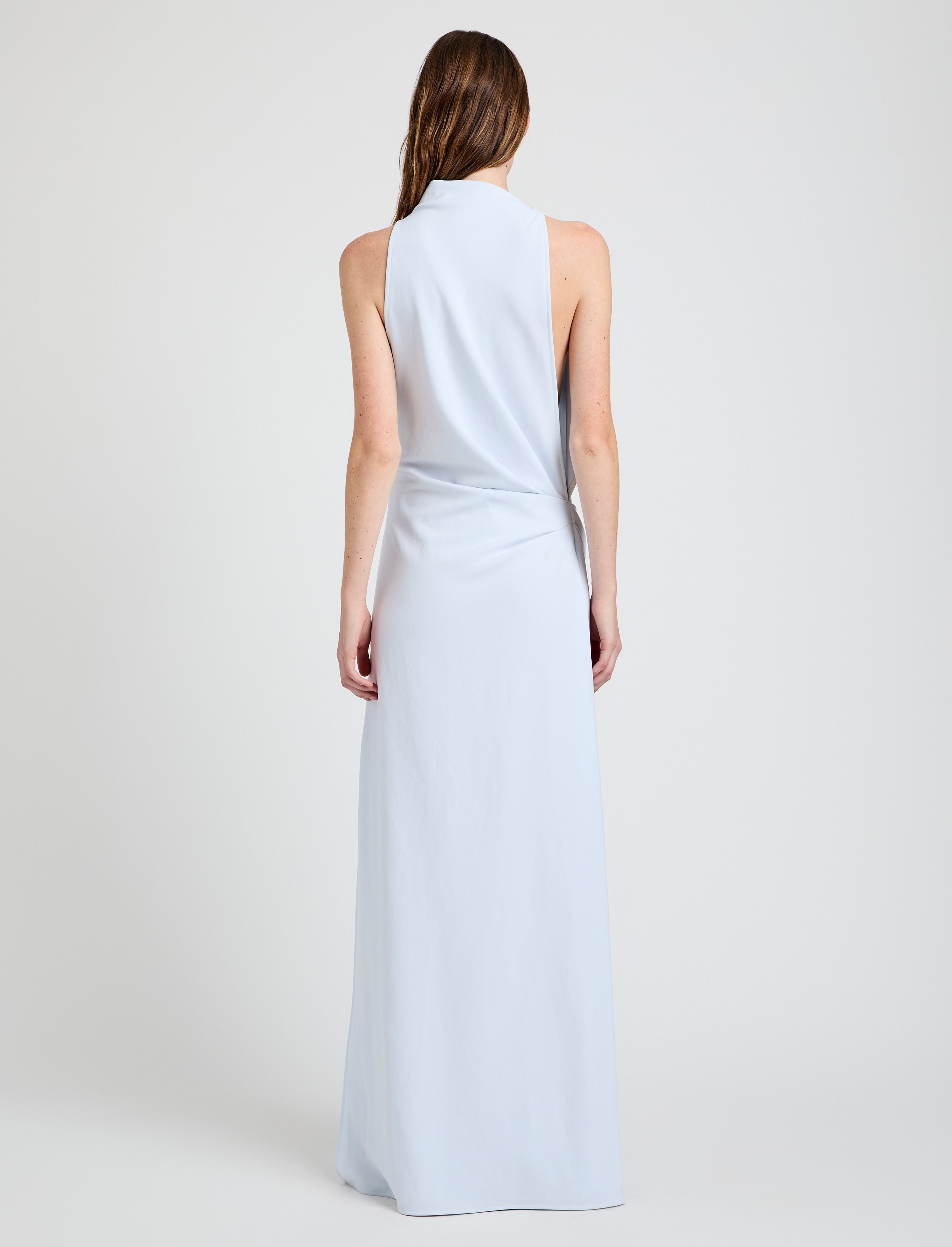 Devyn Dress in Matte Double Crepe - 4