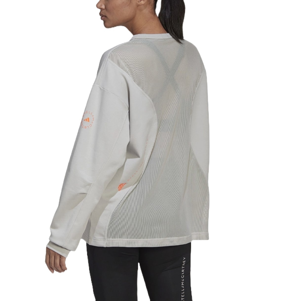 (WMNS) adidas by Stella McCartney Sweatshirt 'Grey' H59965 - 2