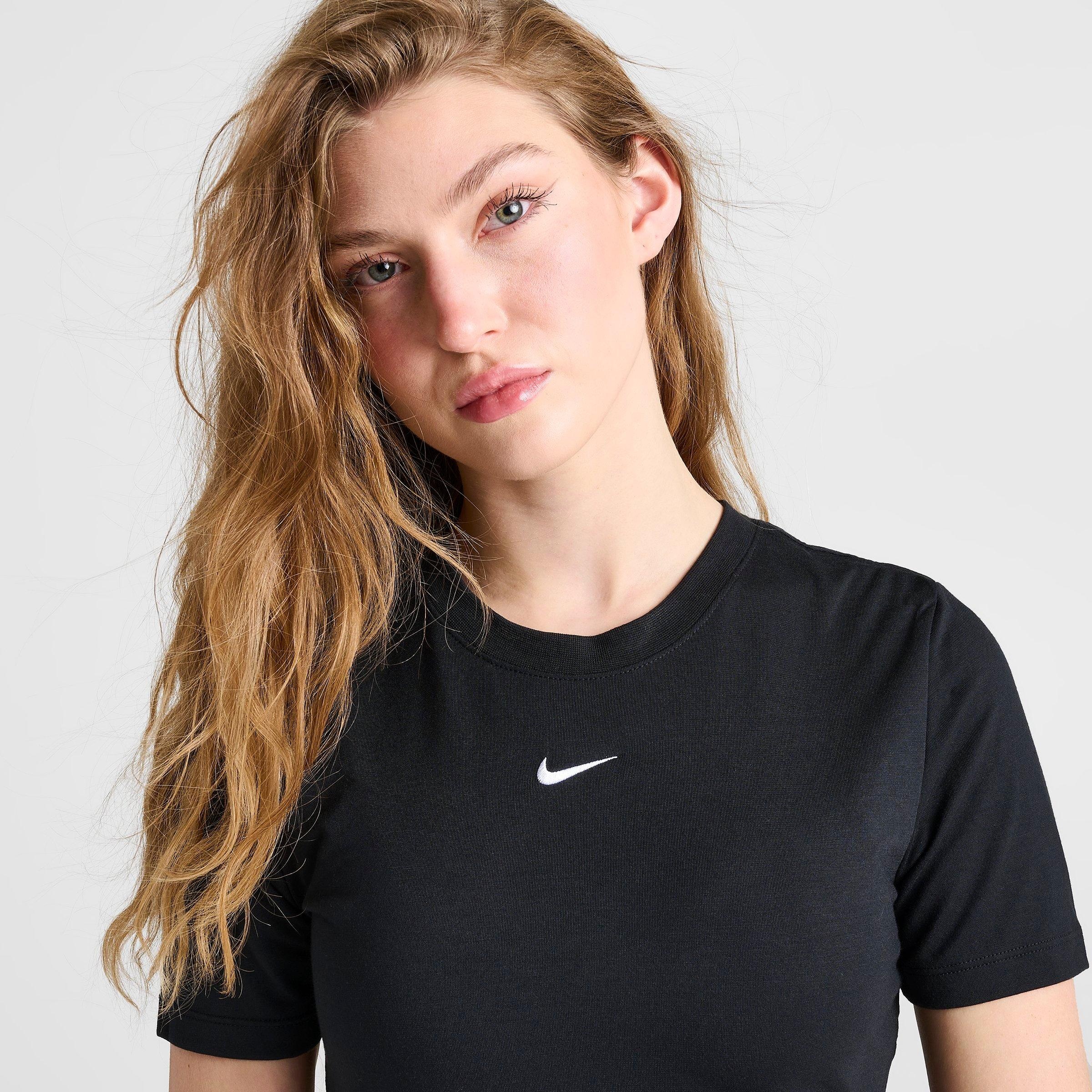 WOMEN'S NIKE SPORTSWEAR ESSENTIAL SLIM-FIT CROP T-SHIRT - 5