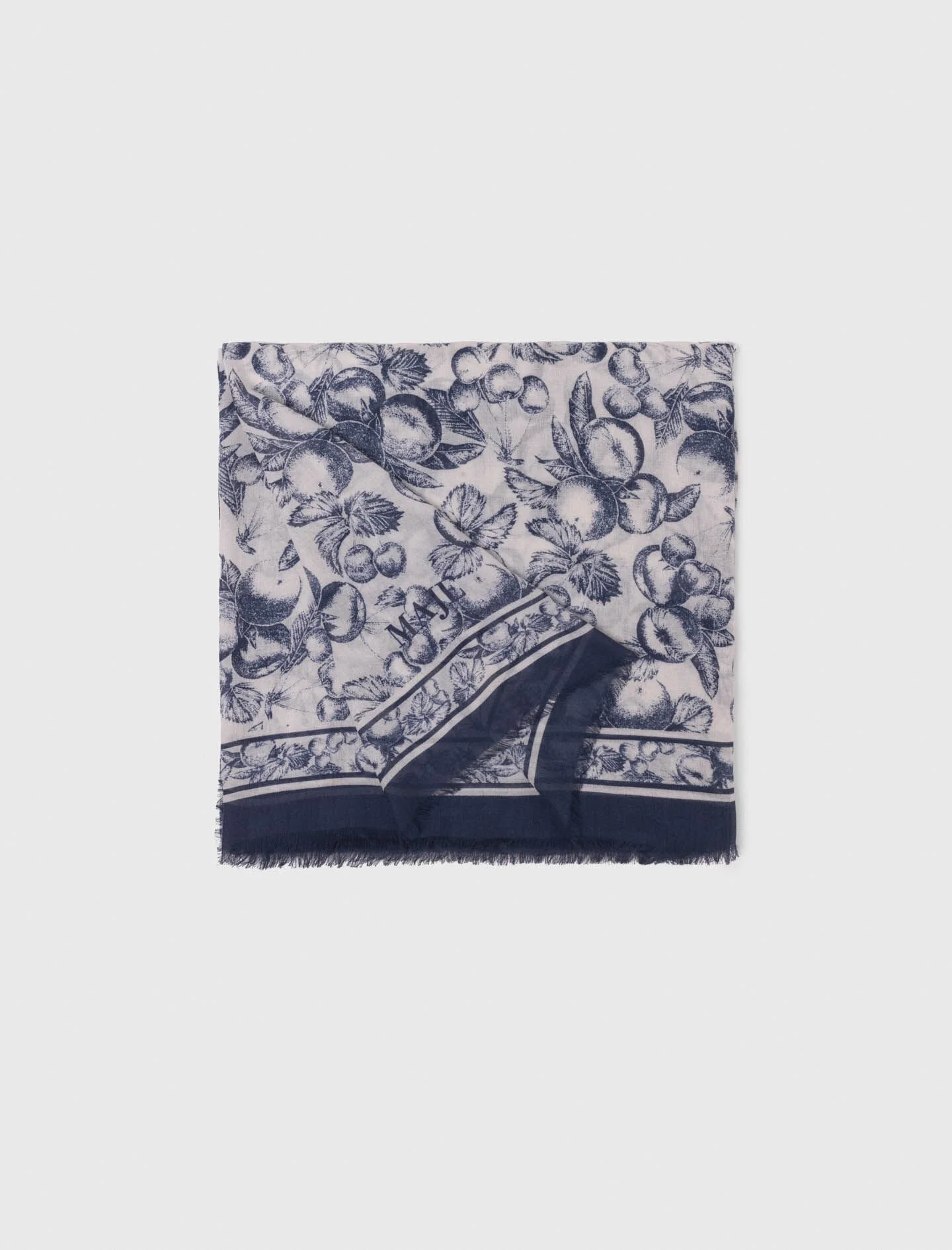 Fruit print shawl - 1