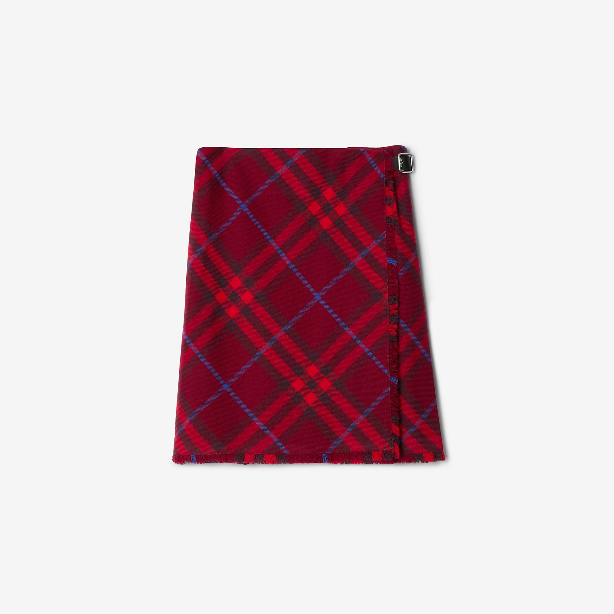 Check Wool Kilt - 1